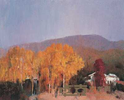 李建国 风景 81×100cm